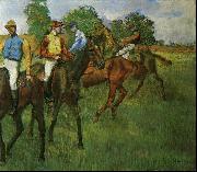 Edgar Degas Race Horses_a oil painting on canvas